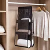 Wardrobe Double Side Hanging Organizers 6 Pockets Storage Handbag Organizer Bag Closet Boxes & Bins