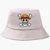 قطعة واحدة دلو قبعة بنما قبعة القراصنة الملك أنيمي لوفي هاراجوكو