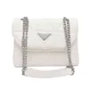 Summer versatile ins small bag women's new fashion Lingge chain texture One Shoulder Messenger Bag