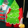 クリスマス紙の子供キャンディーボックスバッグラップツリーサンタクロースエルク雪だるま新年住宅装飾ギフトバッグパッキング