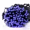 Blauw groen wit veelkleurig openlucht gele zonnelampen 12m 100leds led light string fee kerstfeestje solars tuinlamp D2.0