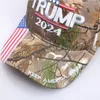 Camo Camouflage Donald Trump 2024 Kapelski wybory prezydenckie Make Hat America Great Maga Caps USA Flaga 3D Haft List Mens Sport Baseball Cap dla kobiet Kobieta