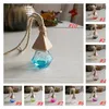 10Color Diamond auto Parfum fles hanger lege fles luchtverfrissing parfum geur diffuser lege glazen fles draagbare hanger T2I52123