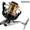 Baitcasting-Rollen GDA für Meer Große Angelrolle Hohe Qualität 9000-12000 Serie Metall/Nylon Geschwindigkeit Metall Spinnspule Karpfen