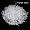 1000pcs 11 * 14MM Acrylique Clair Diamant Cristal De Glace Pierres De Roche Vase Gemmes Fenêtre De Noce Décor Confettis Table Scatter Perles T200117