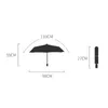 Volledig automatische transparante vrouwen paraplu auto grote helder vouwen regenwinddicht opvouwbare meisjes vrouwelijke zwarte parasol 210721