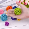 3cm bambus rattan splot piłka mini bambusy sepak takraw kulki xmas drzewo dekoracje ozdoby ekologiczne wystrój domu DIY rekwizyty BH4994 Wly