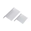 White Hanging Shelf Data Strips Label Holders Price Tag Display For Library