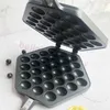 Handlowe QQ Jajko Bubble Waffle Maker Pan Hongkong Waffle Ciasto Pieczenia Płaskie Puff Lody Cone Cone Maker Iron Parts