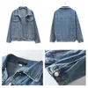 Jean Jacket Women Fashion Cotton Denim Outwear Kurtka Płaszcz Do Kobiecej Wiosny Jesień 210524
