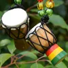 Hängsmycke Halsband Mini Jambe Drummer till salu, Djembe Percussion Musikinstrument Halsband Afrikanska Hand Drum Smycken Accessries