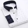 Stylish Men's Printed Casual Shirts Thin Fashion Soft Regular Fit Social Floral Long Sleeve Beach Shirt 210626