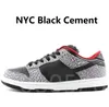 2023 S X N Low NYC High Pro Blauwe Outdoorschoenen Hreatdo Brazil By Any Mean Groen Wit Cement Rode Sterren Hyper Royal Heren Trainers Sneakers Met Originele Doos