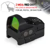 Jaktomfattning Tillbehör Airsoft Reddot Sight Reflex Sight Shocksäker Mini Sikt 2Moa Dot för AR Pistol eller Shotgun CL2-0135