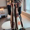 2021 Winter Scarf Women Cashmere Lady Stoles Design Print Female Warm Shawls and Wraps Thick Reversible Scarves Blanket 5AAAAA