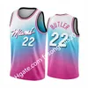 Jersey Print Uomo Donna bambino Qualsiasi giocatore Dwyane Wade Jimmy Butler Bam Adebayo Kelly Olynyk Blue Pick City Maglie da basket Uniforme