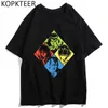 YOKO Kurama Yu Hakusho Anime T-Shirt 2021 Vintage Erkekler Kadın T Shirt Ulzzang Harajuku Yuvarlak Boyun Casual Grafik Tops Tee Y220208