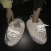 أحذية رياضية Slippers للجنسين مقاس واحد 35-44 النساء/الرجال الداخليين الدافئين للمكاتب أفخم منزل مضحكة شتاء شتاء أحذية كبيرة