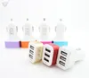 USB Car Charger 3 Port Universal micro auto power adapter for iPhone Samsung Android Mobile Phone