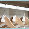Hooks Rails Housekeeping Organization Home & Garden6 Pcs/Set Wardrobe Space-Saving Multi-Function Coat Hook Plastic Closet Stack Hanger Rack