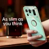 Square Plating Phone Cases For Xiaomi Mi 11 Ultra Lite POCO F3 M3 Redmi Note 10 Pro 10S 9S 8 Ring Holder Shockproof Cover