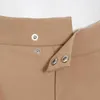 Minimalist Patchwork Pocket Harem Pants For Women High Waist Casual Loose Trouser Female Fashion Clothing 210521
