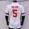 WSK OHIO State Buckeyes Football NCAA College Jersey Justin Fields Chris Olave C.J. Stroud Fleming Garrett Wilson Eddie George Jack Sawyer Teague III J.T. Tuimoloau