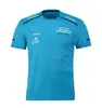 Le T-shirt de l'équipe à manches courtes de la combinaison de course de Formule 1 avec le même style peut être personnalisé