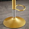 Meubbles De Bar Meble Nordic Chair Tabuurete Cocina Golden Checkout Counter High Stool Nowoczesne podnoszenie