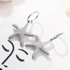 Dangle & Chandelier Fashion Bohemian Silver Color Drop Earrings For Women Geometric Summer Ocean Beach Starfish Metel 2022 Jewelry Gifts