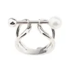 Pins, broscher Trendiga Scarf Ring Moderna enkla Clips Metallic Scarves Spänne smycken