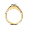 Ringar för män Sterling-Silver-Smycken Klassisk Design Gentleman Love Promise Ring Engagement BrideGroom Bröllop Smycken Anello