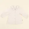 Baby Girl Clothes Set Girls Colletto ricamato Camicia a maniche lunghe + gonna pantalone 2 pezzi Abiti Kids AW001 210610