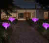 LED Solar Energy Rime Ground Plugged Light Lampada da esterno Impermeabile Retro Cortile Paesaggio Giardino Prato decorativo