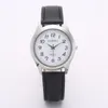50pcs simples prata grandes números amantes de casais relógios para mulheres mulheres estudantes pu Pu Leather Dress Quartz Wristwatch Clock7566309