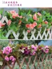 2,2m Konstgjorda blommor Vine Fake Silk Rose Ivy Flower For Wedding Decoration Vines Hängande Garland Heminredning