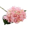 Couronnes De Fleurs Décoratives 1 Pc Fleur D'hortensia Artificielle De Luxe Avec Tige Accessoire De Soie DIY Pour La Fête À La Maison Décoration De Mariage Bleu