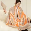 Luxury Design 2021 Horse Print Cashmere Scarf Women Pashmina Shawls Wraps Thick Warm Female Echarpe Blanket Scarves Q0828