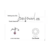 JewelryPalace 1.6ct gesimuleerde shell parel gemaakt roze saffierkraag ketting 925 Sterling zilver 18 inch kabel ketting vrouwen