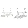 Waszakken vouwen multi-layer meerlagige broek rek hangers home magic clip garderobe opslag artefact