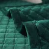Copertina di divano peluche Copertine antiscivolo per S 1/2/3 Seater Chaise L Shape Slipcovers Solid Colour Living Room 211116