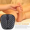 Elektrische voetmassager, EMS-voetenmassagemachine, circulatiebooster voor voeten en benen, opvouwbare draagbare massagevoetmat USB oplaadbaar