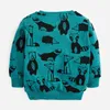 Little Maven Boys Sweatshirts Dier Bear Print Kinderkleding Herfst voor Kinderkleding Baby 211110