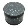 Unique Design Star Sky Pattern Herb Grinders 63mm OD Smoking Accessories 4 Layers Tobacco Crusher Hand Herb Grinder GR351