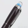 طبعة محدودة الأزياء الأزرق شفافة قبة القرطاسية مكتب المدرسة مكتب المورد الكتابة قلم حبر جاف