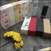 Gift Wrap Event Festive Party Supplies Home GardenPrinting Process 2.5x2.5x8.5cm Lip Packaging Carton Lipstick Tube Diy Packing Box Colorf