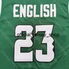 2020 New Hawaii College Basketball Jersey NCAA 23 Inglés Verde Todo cosido y bordado Hombres Tamaño juvenil