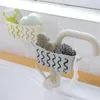 Canestri di stoccaggio cestino appeso con ventoso tazza rubinetto piatto lavaggio spugna porta scarico per bagno cucina scaffale