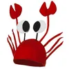 Red Lobster Crab Sea Animal Hat grappig kerstcadeau Kostuum accessoire volwassen kindergreep gelukkig jaar 211103