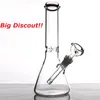 Traditional Classical beaker bongs hookah catcher simple thickness pipes for water smoking comes with accessories bong